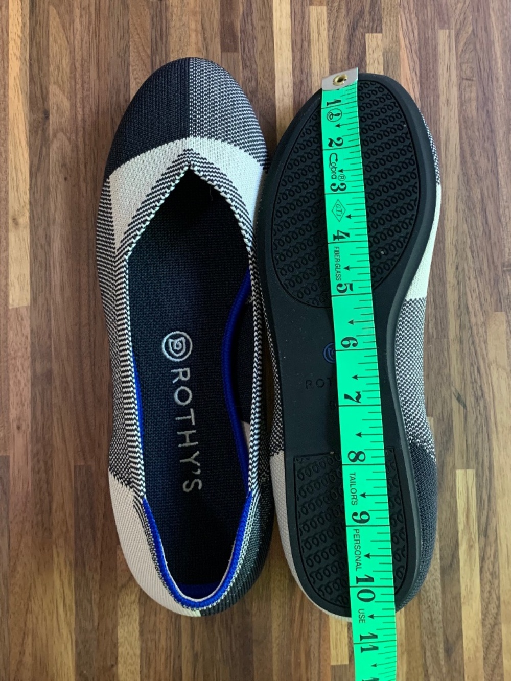 Rothy's Black and Cream Slip-On - Picture 10 of 10